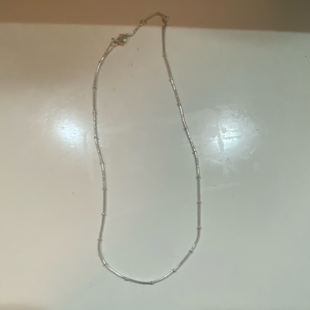 Silver necklace